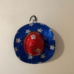 Sequin Cowboy Hat with Stars